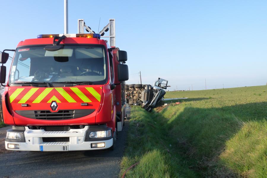 Accident de la circulation sur la commune de Saussenac