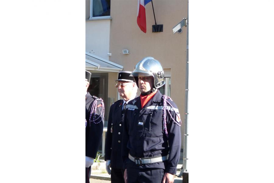 Passation de commandement du centre de secours de Lacaune-les-Bains