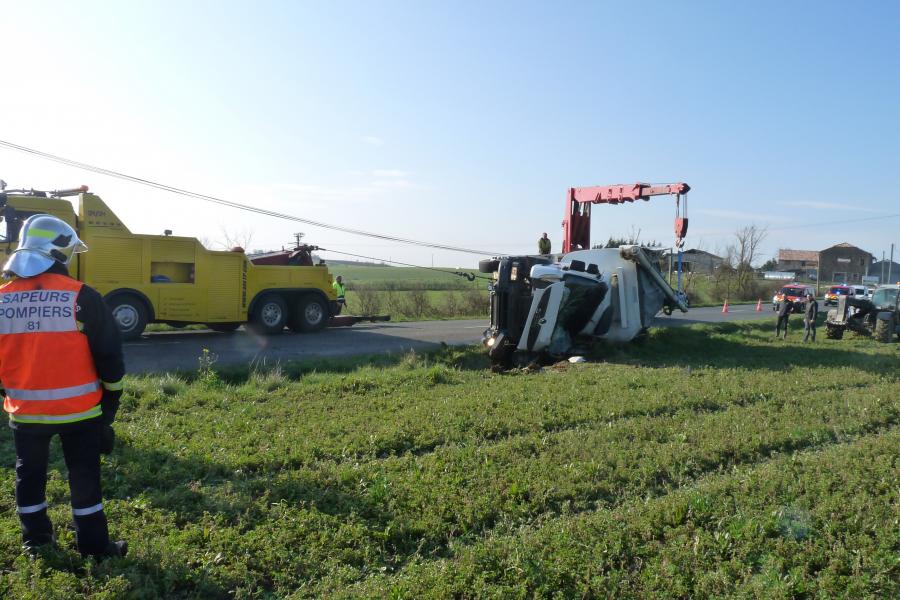 Accident de la circulation sur la commune de Saussenac