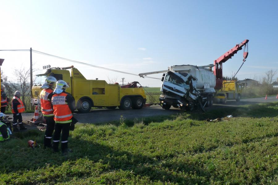 Accident de la circulation sur la commune de Saussenac