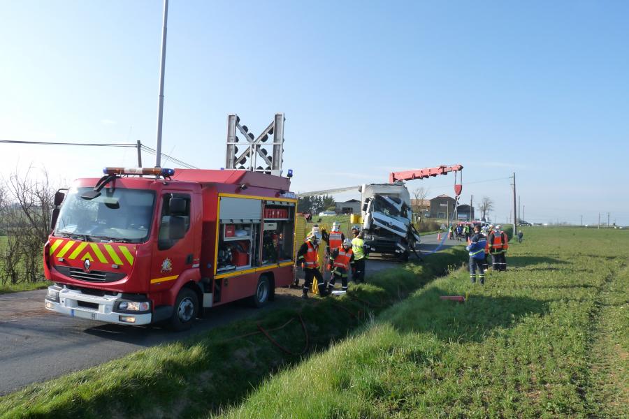 Accident de la circulation sur la commune de Saussenac