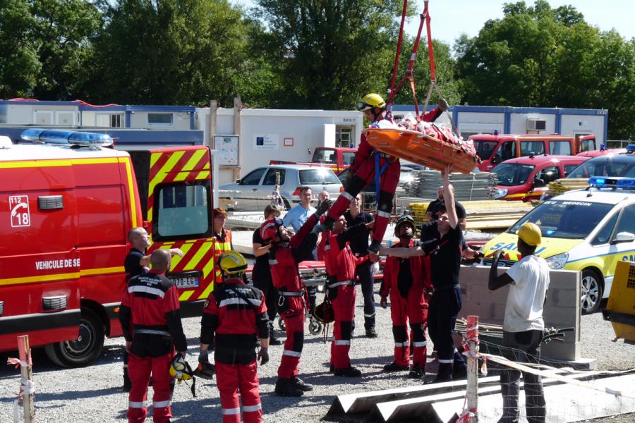 Un ouvrier chute de 5 mètres