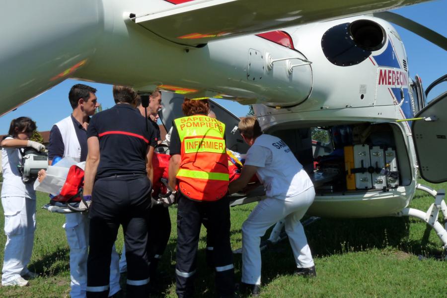 Un ouvrier chute de 5 mètres