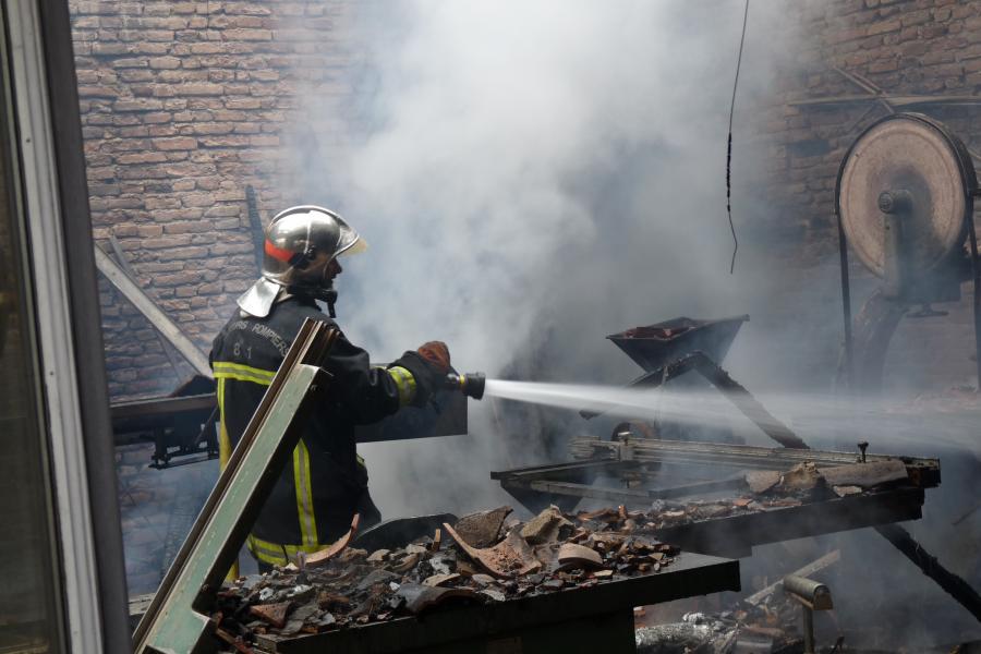 Feu de local artisanal sur la commune de Rabastens