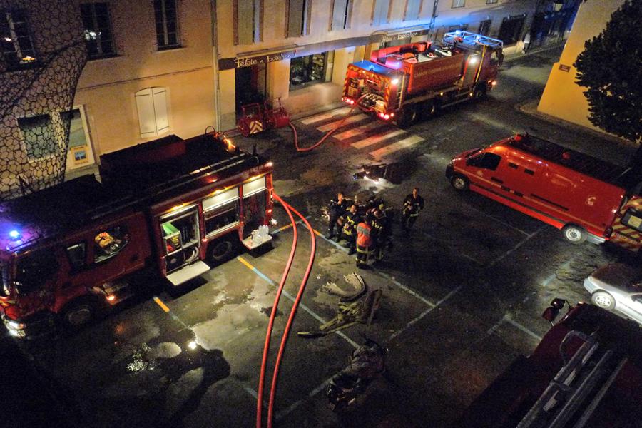 Feu d&#039;appartement sur la commune de Lisle-sur-Tarn