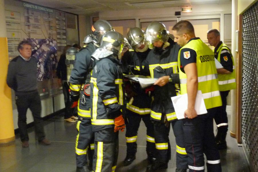 Un exercice d&#039;envergure organisé en partenariat entre le groupement Nord du SDIS du Tarn et la Clinique Claude Bernard d&#039;Albi