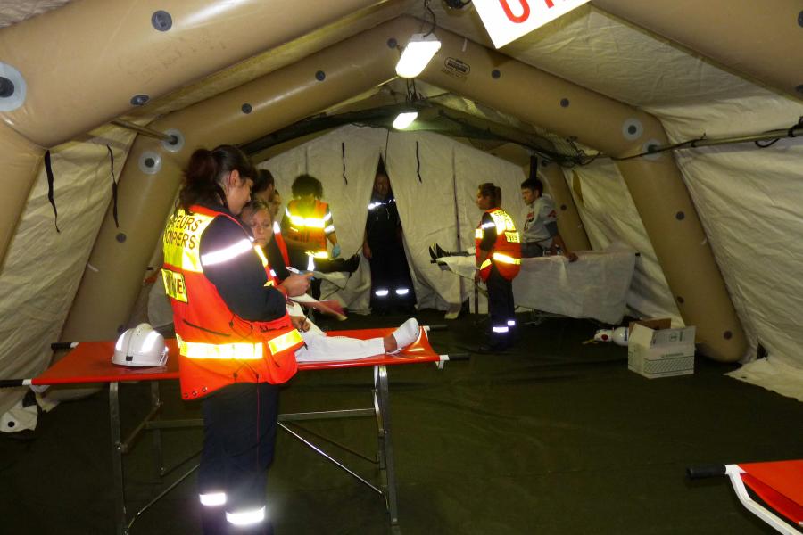 Un exercice d&#039;envergure organisé en partenariat entre le groupement Nord du SDIS du Tarn et la Clinique Claude Bernard d&#039;Albi