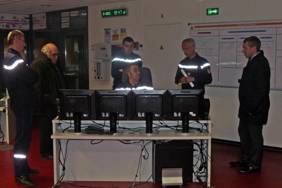 Visite du préfet pour la nuit de la Saint-Sylvestre