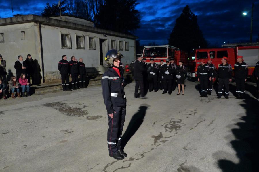 Passation de commandement du Centre d&#039;Incendie et de Secours de Sorèze