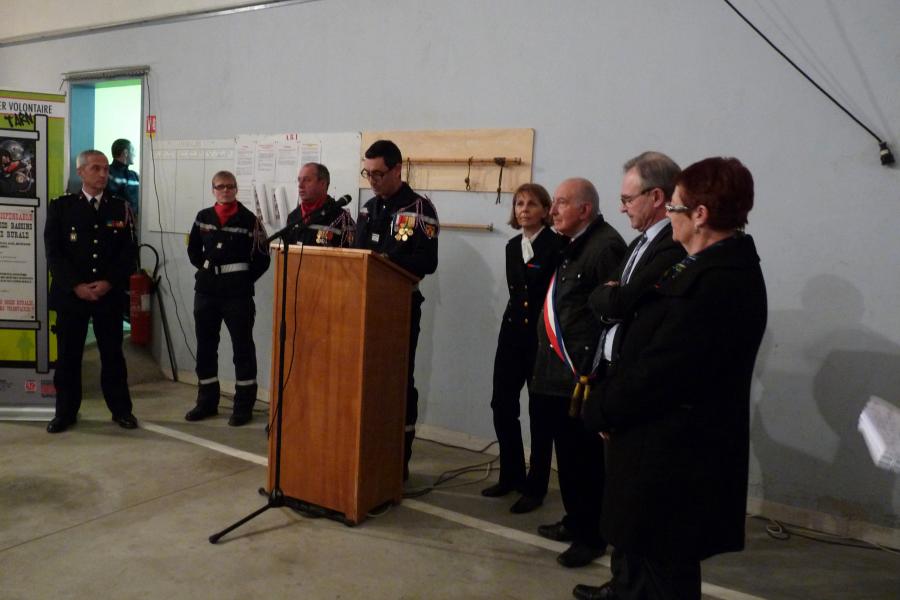 Passation de commandement du Centre d&#039;Incendie et de Secours de Sorèze