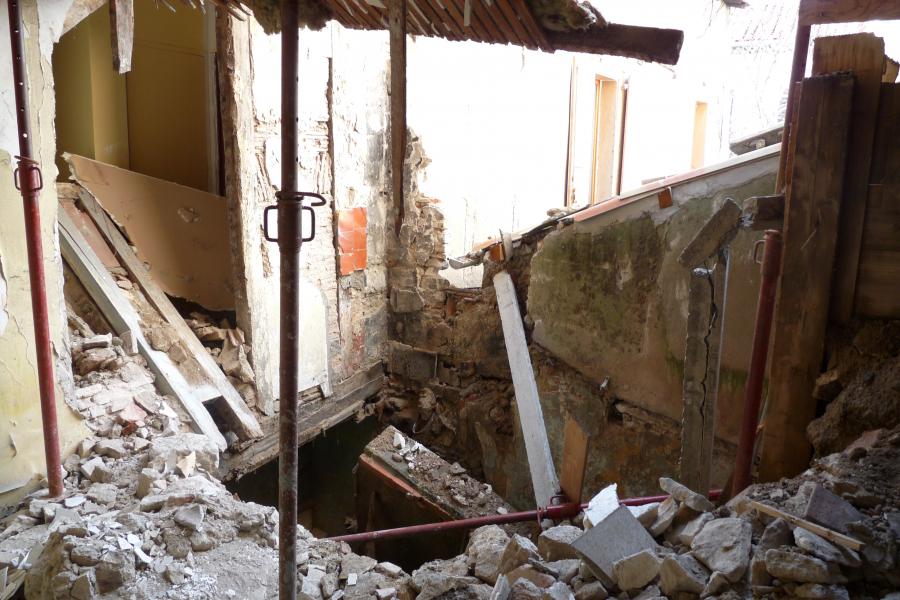 Effondrement dans un bâtiment à Castres