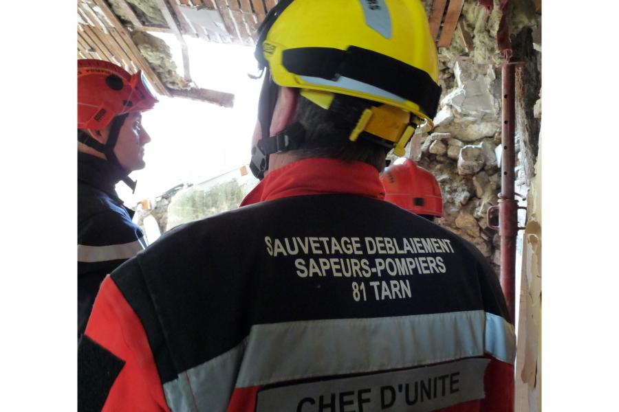 Effondrement dans un bâtiment à Castres