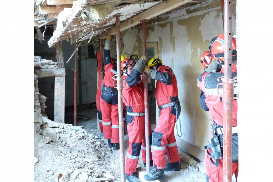Effondrement dans un bâtiment à Castres