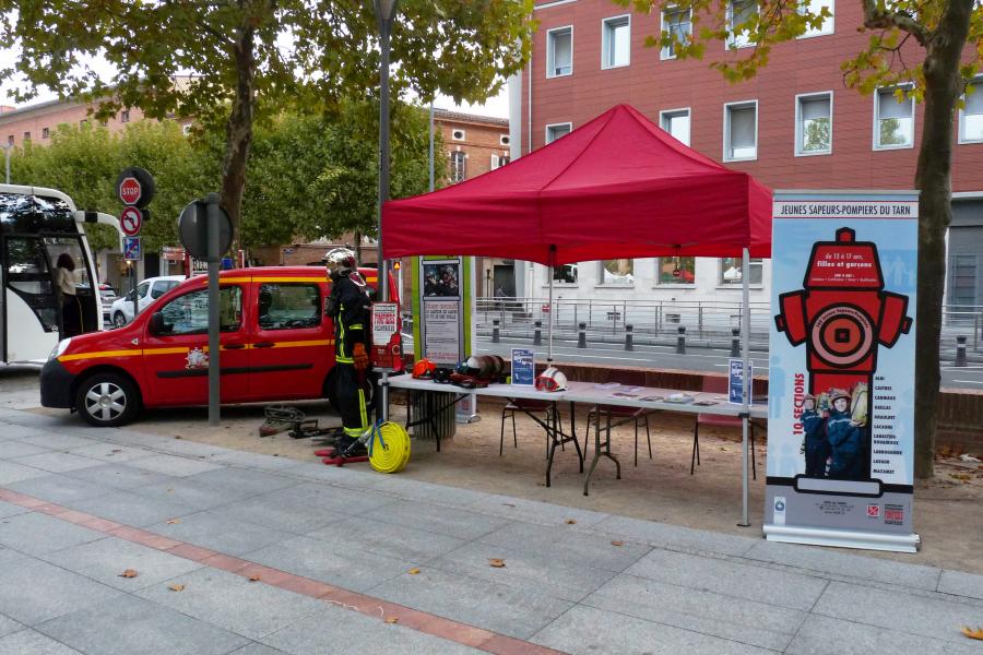 Participation du SDIS au village de la sécurité