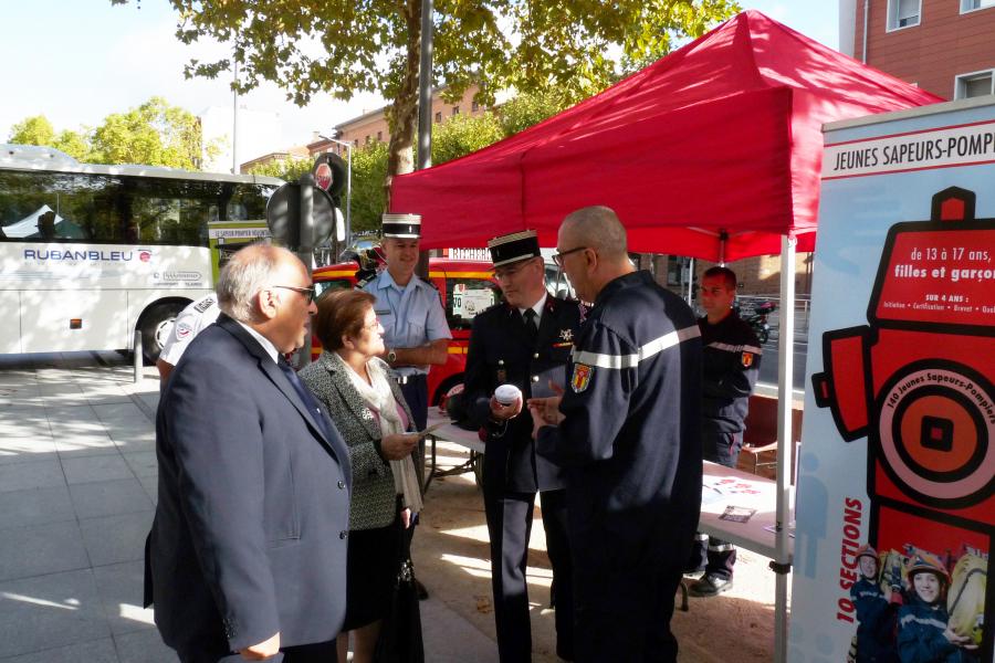 Participation du SDIS au village de la sécurité