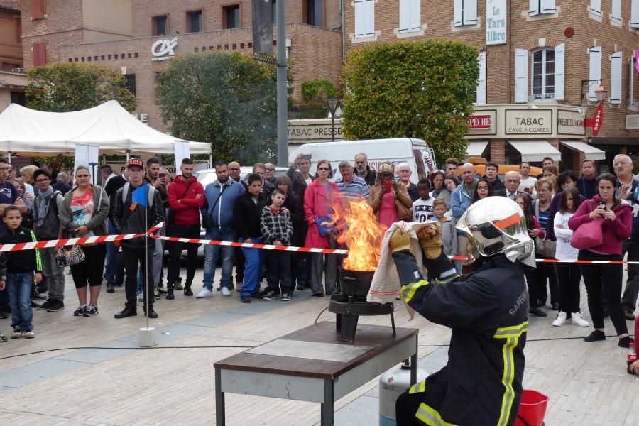 Participation du SDIS au village de la sécurité