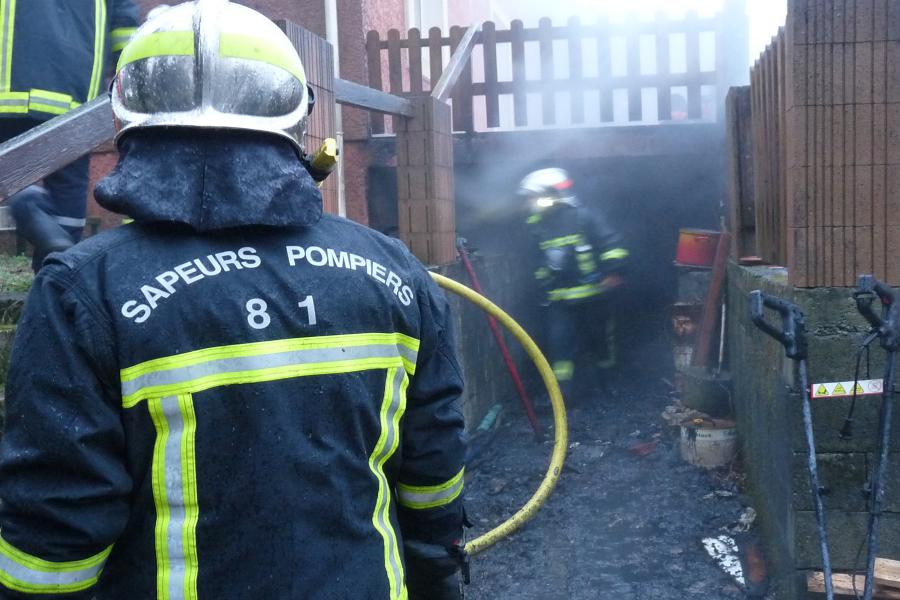 Feu dans un vide sanitaire sur la commune de Pont-de-Larn