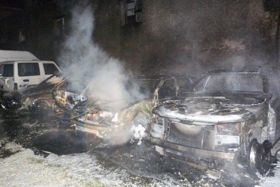Feux de voitures sur la commune de Mazamet