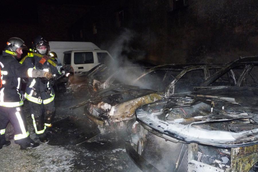 Feux de voitures sur la commune de Mazamet