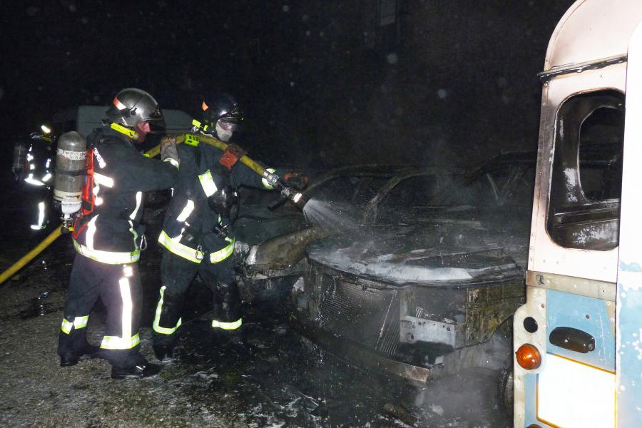 Feux de voitures sur la commune de Mazamet