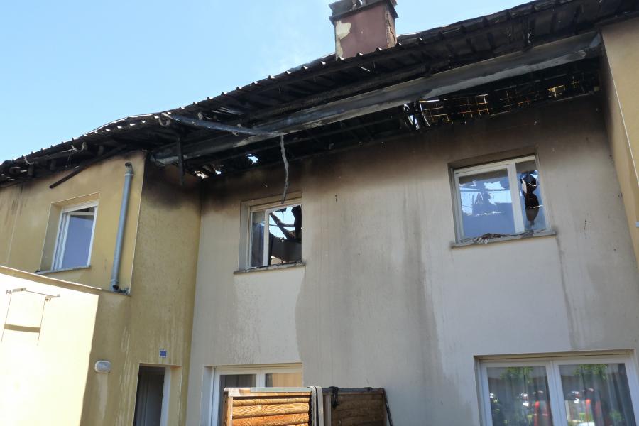 Feu de six maisons mitoyennes sur la commune de Castres