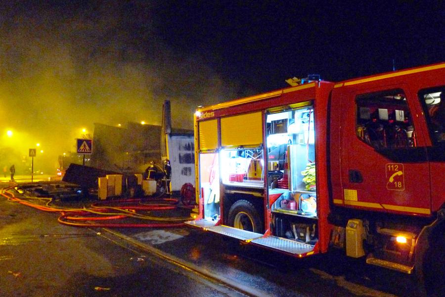 Feu de local industriel sur la commune de Castres