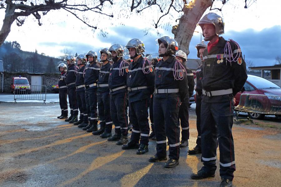 Passation de commandement du centre de secours de Brassac