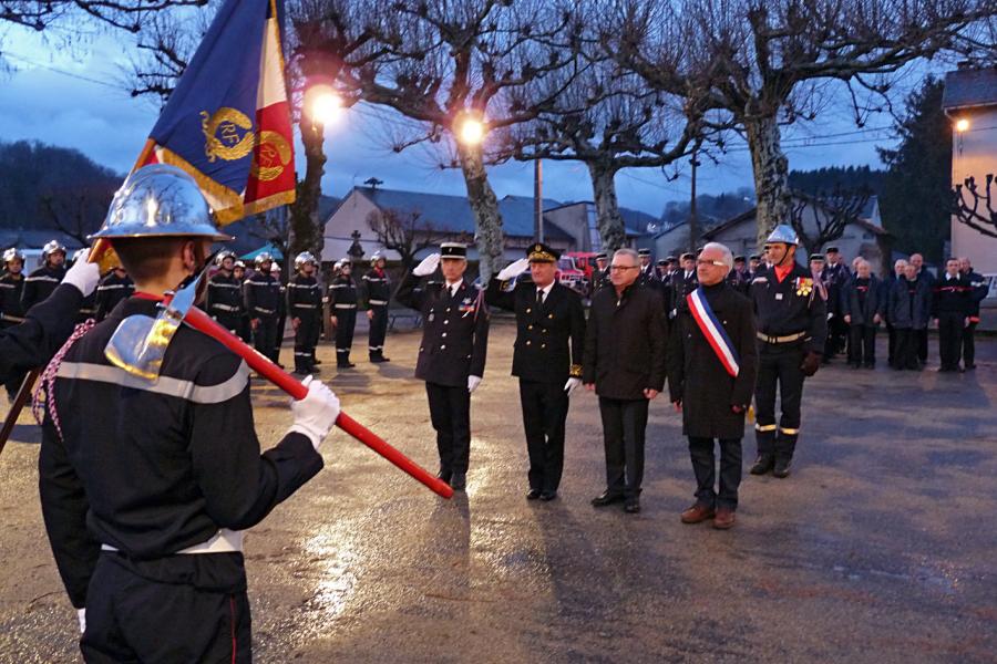 Passation de commandement du centre de secours de Brassac