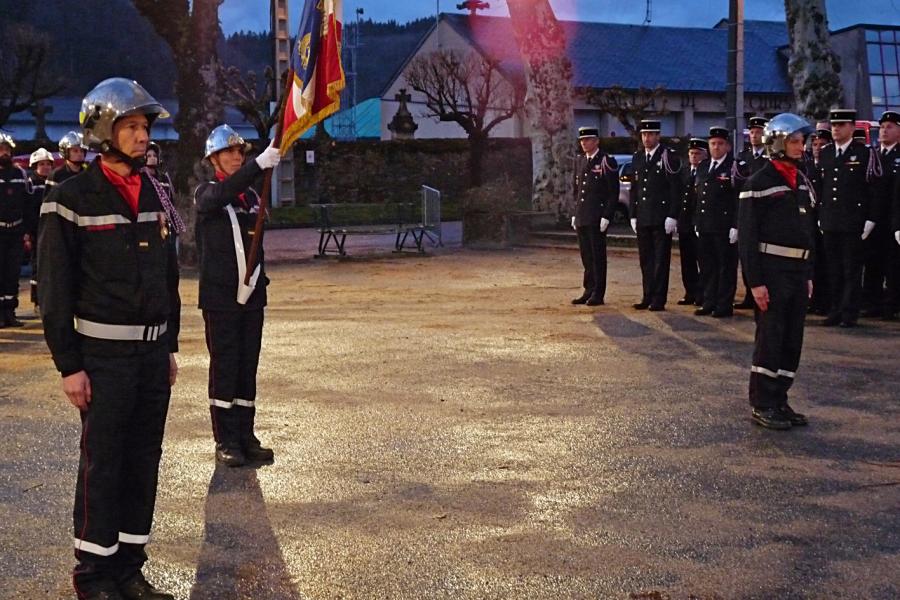 Passation de commandement du centre de secours de Brassac