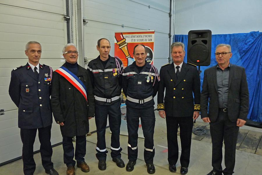 Passation de commandement du centre de secours de Brassac
