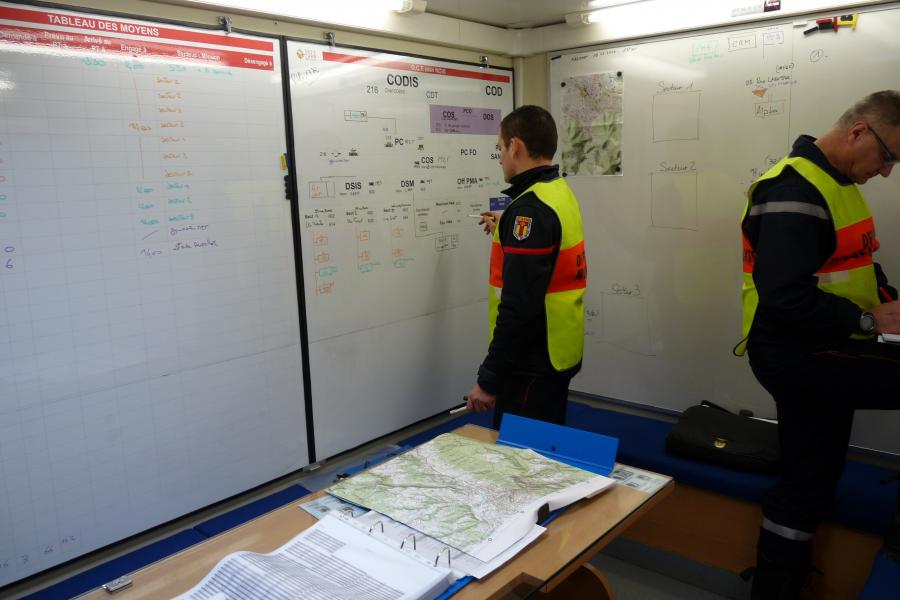 Manoeuvre régionale sauvetage déblaiement à Mazamet