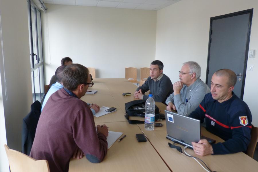Une délégation du SDIS 17 en visite à l&#039;Etat-major