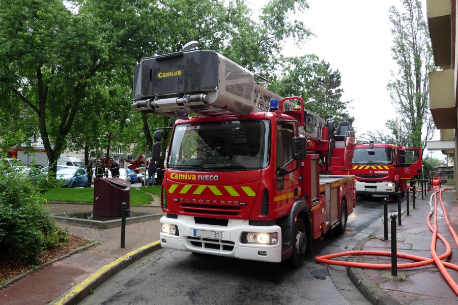 Sauvetage de 5 personnes lors d&#039;un feu d&#039;appartement sur la commune de Castres