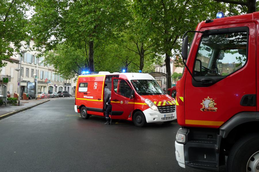 Sauvetage de 5 personnes lors d&#039;un feu d&#039;appartement sur la commune de Castres