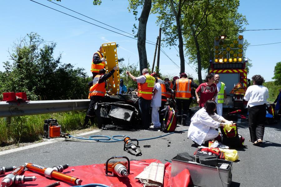 Accident de la circulation sur la commune de Castres