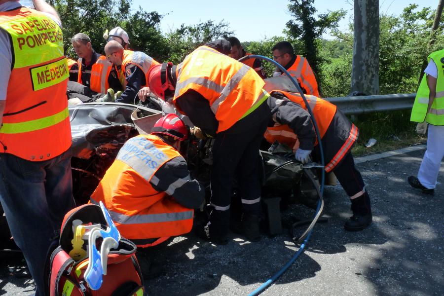 Accident de la circulation sur la commune de Castres