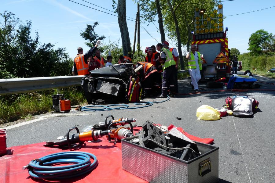 Accident de la circulation sur la commune de Castres