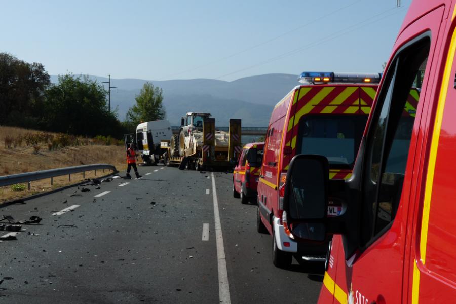 Accident de la circulation sur la commune de Labruguière