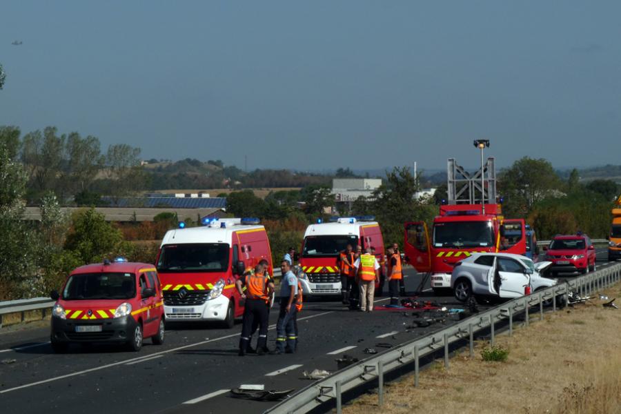 Accident de la circulation sur la commune de Labruguière