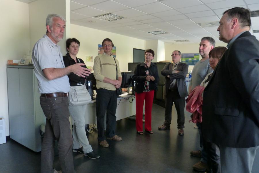Visite des élus du canton de la Vallée du Thoré au SDIS du Tarn