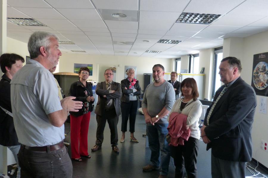 Visite des élus du canton de la Vallée du Thoré au SDIS du Tarn