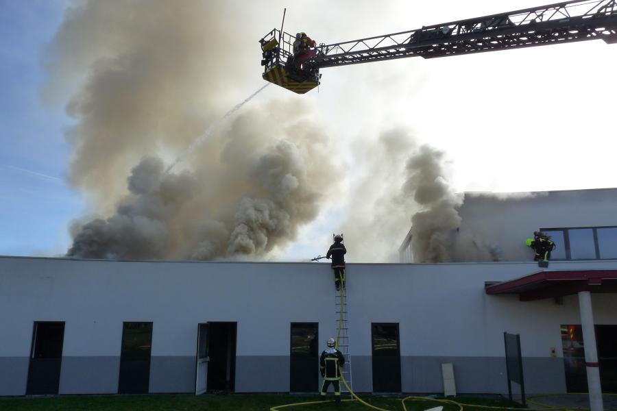 Incendie à la maison de la santé de Montredon-Labessonié