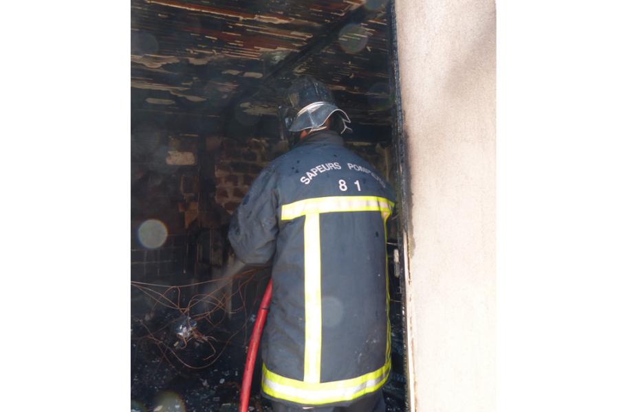 Feu d&#039;habitation à Carmaux