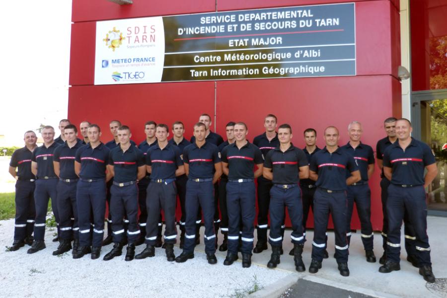 La formation des nouveaux sapeurs-pompiers professionnels continue