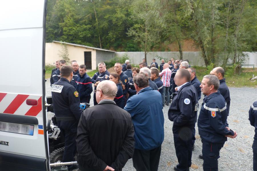 Journée d&#039;information relative au service déminage de la sécurité civile
