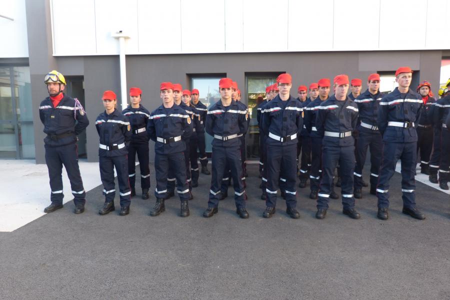 Cérémonie en l&#039;honneur des jeunes sapeurs-pompiers : une première du genre !