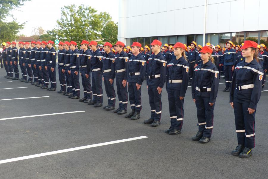Cérémonie en l&#039;honneur des jeunes sapeurs-pompiers : une première du genre !