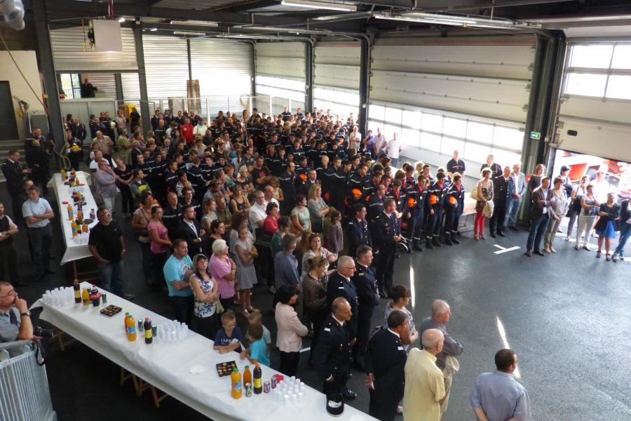 Cérémonie en l&#039;honneur des jeunes sapeurs-pompiers : une première du genre !