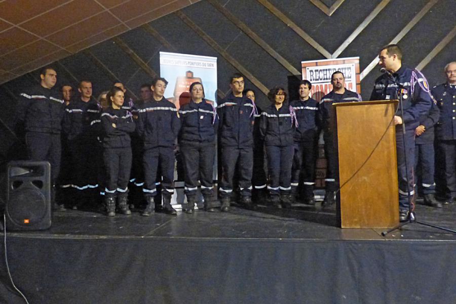 Sainte-Barbe du Groupement Ouest et inauguration du CIS Vaour