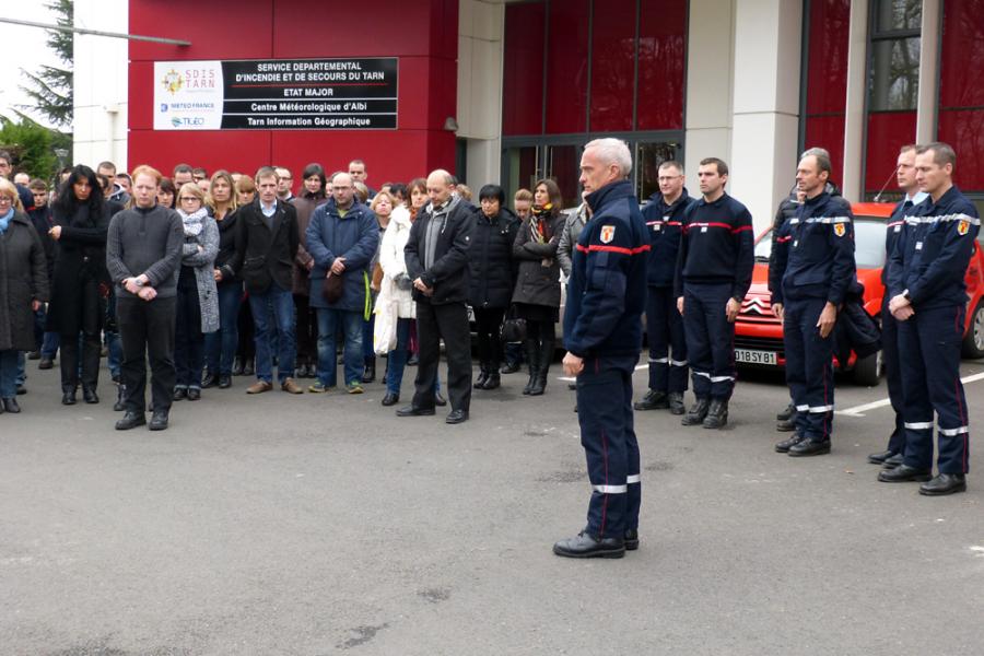 Hommage aux victimes de l&#039;attentat commis à Paris